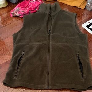 Columbia Men's Dark Brown Fleece Vest